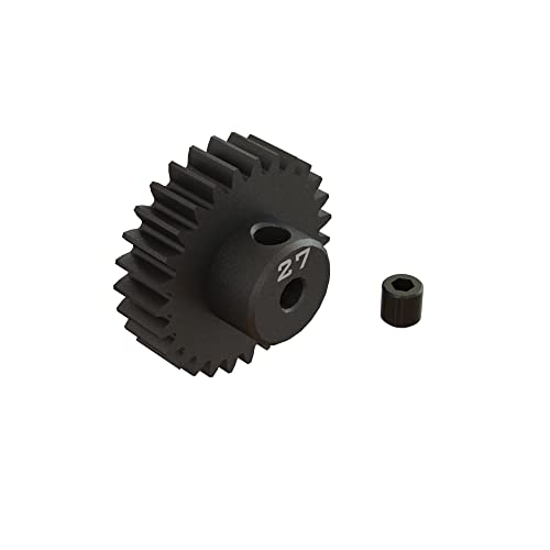 ARRMA ARA311089 27T 0.8Mod 1/8" Bore CNC Steel Pinion Gear, Grey/Silver von ARRMA