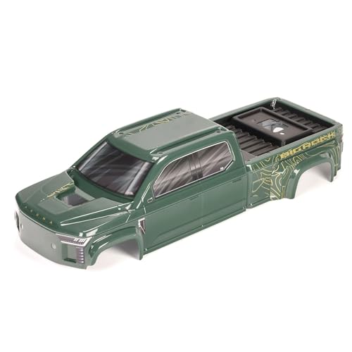Big Rock Crew 4X4 Cab Clipless Painted Decaled Trimmed Body, Green von ARRMA