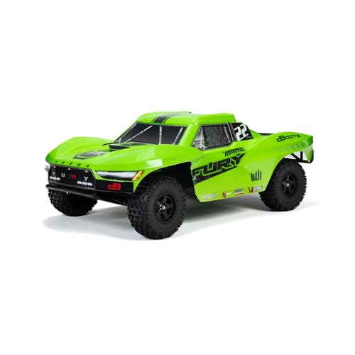 ARRMA Fury MEGA 550 2WD, Ferngesteuertes Auto, RC Auto 1/10, Short Course Truck, über 30 km/h, aufrüstbar, inkl. Zubehör, Grün, ARA3221T1 ARRMA Fury MEGA 550 2WD, Ferngesteuertes Auto, RC Auto 1/10, Short Course Truck, über 30 km/h, aufrüstbar, inkl. Zubehör, Grün, ARA3221T1 von ARRMA