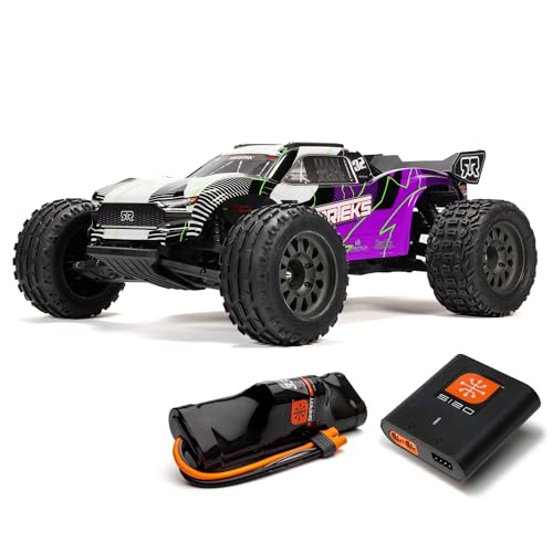 ARRMA VORTEKS MEGA 550 2WD, Ferngesteuertes Auto, RC Auto 1/10, Stadium Truck, über 30 km/h, aufrüstbar, inkl. Akkus und Ladegerät, Lila, ARA3205ST2 ARRMA VORTEKS MEGA 550 2WD, Ferngesteuertes Auto, RC Auto 1/10, Stadium Truck, über 30 km/h, aufrüstbar, inkl. Akkus und Ladegerät, Lila, ARA3205ST2 von ARRMA