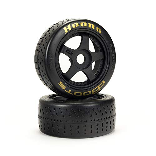 DBoots Hoons 42/100 2.9 Vormontierte Riemenreifen, Gold, 17 mm Hex, 5-Speichen (2) von ARRMA
