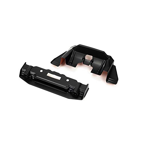 Lackierter Splitter und Diffusor, Schwarz/Orange: FELONY 6S BLX von ARRMA