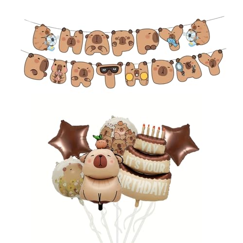 1 Packung Kinder-Party-Luftballons, mit Banner, Kinder-Party-Ballons, Kuchenballon, runder und sternförmiger Ballon für Kinderparty-Dekorationen, Geburtstag, Babyparty, und besondere Anlässe 1 Packung Kinder-Party-Luftballons, mit Banner, Kinder-Party-Ballons, Kuchenballon, runder und sternförmiger Ballon für Kinderparty-Dekorationen, Geburtstag, Babyparty, und besondere Anlässe von ARROMI