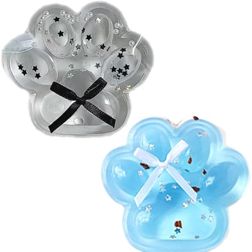 ARROMI 2 Stück Squishy Katzenpfoten, Anti-Stress-Spielzeug für Kinder und Erwachsene, Tier-Theme, Stressball, Stressball, Klein, Blau ARROMI 2 Stück Squishy Katzenpfoten, Anti-Stress-Spielzeug für Kinder und Erwachsene, Tier-Theme, Stressball, Stressball, Klein, Blau von ARROMI