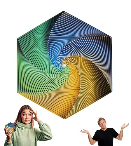 Fraktales rastloses Sechseck, 3D fraktales rastloses Sechseck, angstlösendes Spielzeug und sechseckiges Spielzeug, Das sensorische Erfahrungen stimulieren kann Fraktales rastloses Sechseck, 3D fraktales rastloses Sechseck, angstlösendes Spielzeug und sechseckiges Spielzeug, Das sensorische Erfahrungen stimulieren kann von ARROMI
