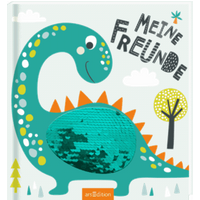 ARSEDITION 12234 Meine Freunde - Dinos (mit Wendepailletten) von ARS EDITION