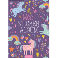 ARSEDITION 12339 Mein Stickeralbum -Einhörner von ARS EDITION