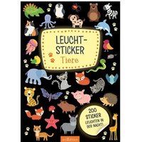 ARSEDITION 12985 Leucht-Sticker: Tiere von ARS EDITION