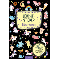 ARSEDITION 13126 Leucht-Sticker: Einhörner von ARS EDITION