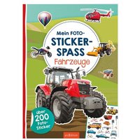 ARSEDITION 134205 Mein Foto-Stickerspaß – Fahrzeuge von ARS EDITION