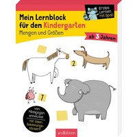 ARSEDITION 134405 Mein Lernblock für den Kindergarten - Mengen und Größen von ARS EDITION