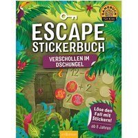 ARSEDITION 134487 Escape-Stickerbuch - Verschollen im Dschungel: Löse den Fall mit Stickern! von ARS EDITION