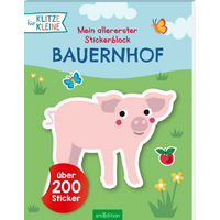 ARSEDITION 134910 Mein allererster Stickerblock – Bauernhof von ARS EDITION