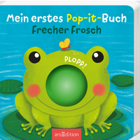 ARSEDITION 135131 Mein erstes Pop-it-Buch – Frecher Frosch von ARS EDITION