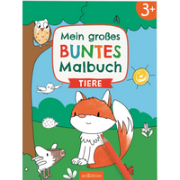 ARSEDITION 135329 Mein großes buntes Malbuch – Tiere ARSEDITION 135329 Mein großes buntes Malbuch – Tiere von ARS EDITION