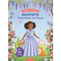 ARSEDITION 135365 Erstes Stickern Anziehpuppen – Prinzessinnen und Prinzen von ARS EDITION