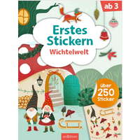 ARSEDITION 135374 Erstes Stickern: Wichtelwelt von ARS EDITION