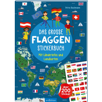 ARSEDITION 135459 Das große Flaggen-Stickerbuch von ARS EDITION