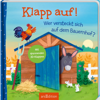 ARSEDITION 135584 Klapp auf! Wer versteckt sich auf dem Bauernhof? von ARS EDITION