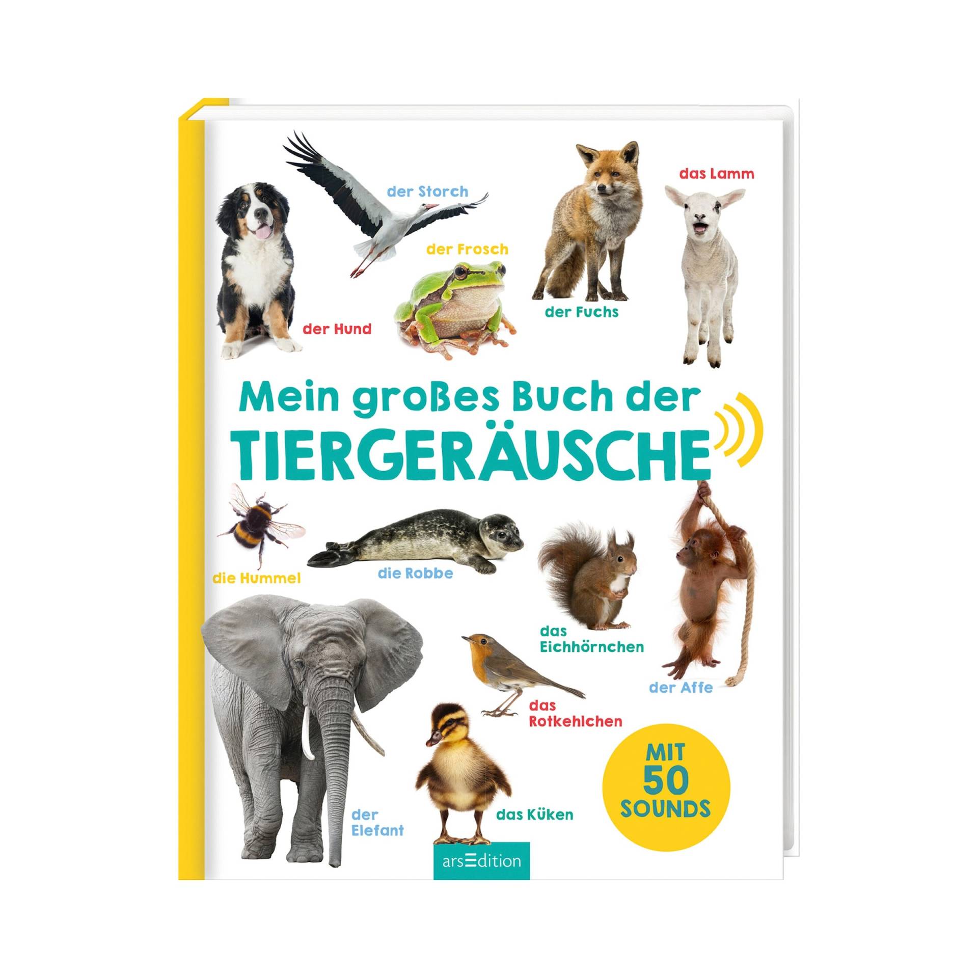 Arsedition Soundbilderbuch Mein großes Buch der Tiergeräusche von arsEdition