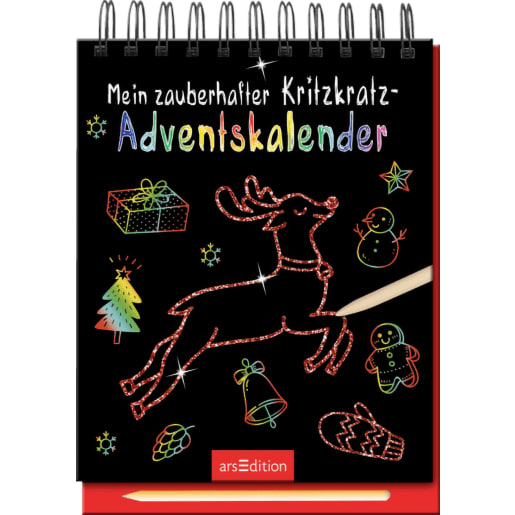 Mein zauberhafter Kritzkratz-Adventskalender von ARS Edition