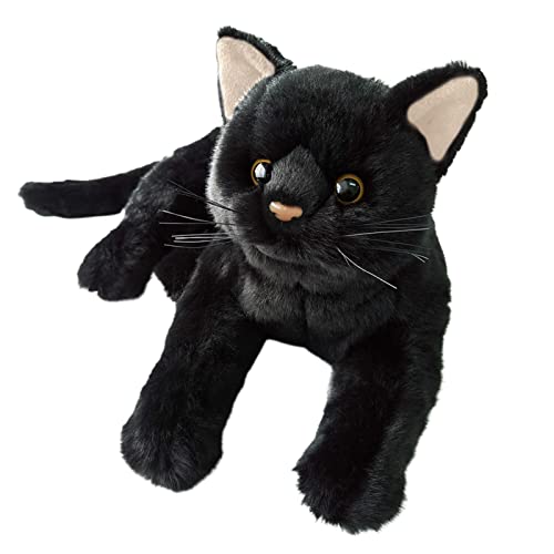 Schwarze Katze Plüschtier, süßes Plüsch-Kätzchen-Spielzeug-Geschenk für Kleinkinder, realistische Kuscheltier-Katzen-Plüsch-Puppe für Fotografie, Geburtstag, Weihnachtsfeier, Gastgeschenke, 30.5 cm Schwarze Katze Plüschtier, süßes Plüsch-Kätzchen-Spielzeug-Geschenk für Kleinkinder, realistische Kuscheltier-Katzen-Plüsch-Puppe für Fotografie, Geburtstag, Weihnachtsfeier, Gastgeschenke, 30.5 cm von ARSBORUI