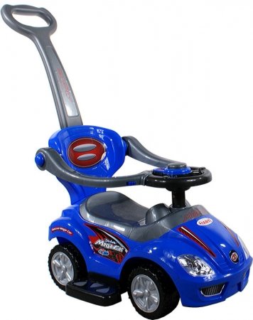BSD Baby Spielzeugauto 381 Mega Car Deluxe Blue/BLAU Lauflernhilfe Lauflernwagen Kinderfahrzeuge von BSD
