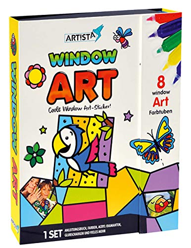 ARTISTA 24205 Window Art, Bastelset, Fensterbilder DIY-Kit für Kinder, Fensterdeko von ARTISTA