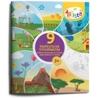 ARTISTA Scenery book Stickerbuch zum Sammeln (9 Welten) von ARTISTA
