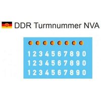 ARTITEC 1870169 H0 DDR Turmnummer NVA - Wasserschiebebild ARTITEC 1870169 H0 DDR Turmnummer NVA - Wasserschiebebild von ARTITEC