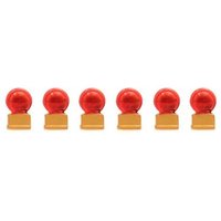ARTITEC 28.116 H0 Rot Zugschlusssignal (6x) von ARTITEC