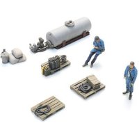 ARTITEC 28.127 H0 Ladung: Unkrautsprühwagen + 2 Figuren - Fertigmodell von ARTITEC