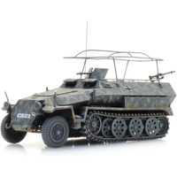 ARTITEC 6870481 H0 Sd.Kfz. 251/3 Ausf. C Funkpanzerwagen Tarnung-grau - Fertigmodell von ARTITEC
