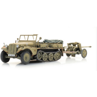 ARTITEC 6870490 H0 Sd.Kfz. 10 + PAK 38, Afrika - Fertigmodell ARTITEC 6870490 H0 Sd.Kfz. 10 + PAK 38, Afrika - Fertigmodell von ARTITEC