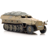 ARTITEC 6870530 H0 Sd.Kfz. 251 1 Ausf D gelb Eisenbahntransport von ARTITEC
