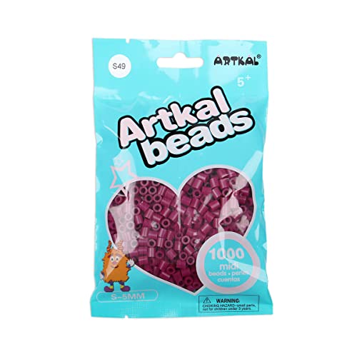 ARTKAL® Midi 5 mm Bügelperlen Beads / 1000 Stück/S-049 Maulberry Wood von ARTKAL