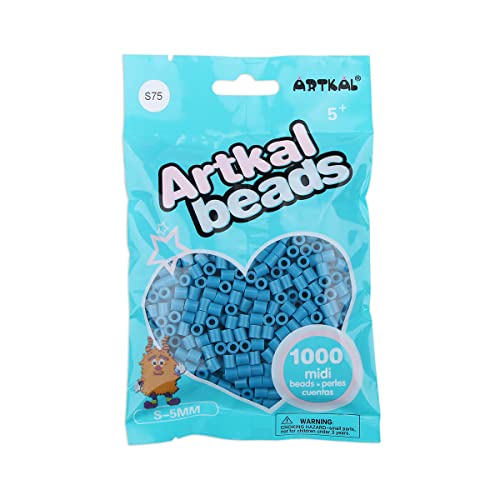 Artkal® Midi 5 mm Bügelperlen Beads / 1000 Stück/S-075 Dark Steel Blue von ARTKAL