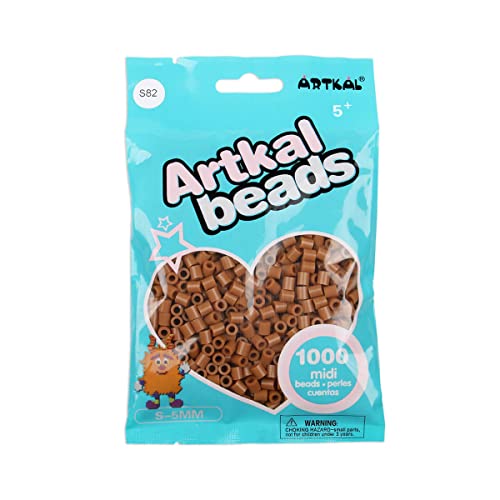 Artkal® Midi 5 mm Bügelperlen Beads / 1000 Stück/S-082 Clay von ARTKAL