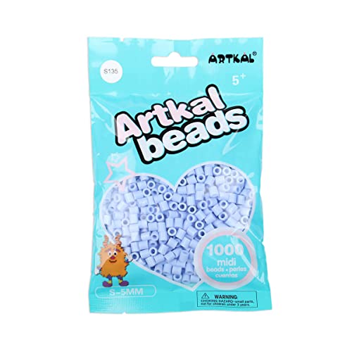 Artkal® Midi 5 mm Bügelperlen Beads / 1000 Stück/S-135 Moonlight Blue von ARTKAL