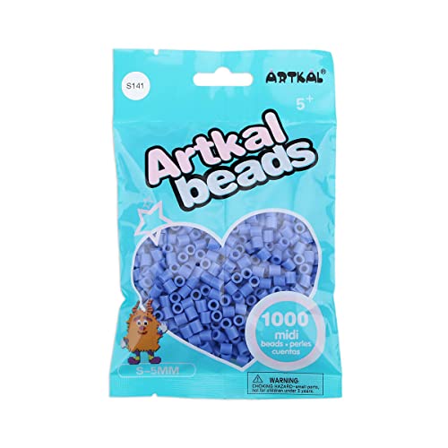 Artkal® Midi 5 mm Bügelperlen Beads / 1000 Stück/S-141 Horizone Blue von ARTKAL