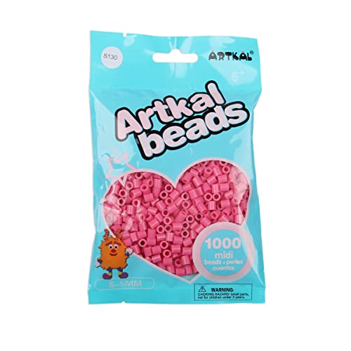 Artkal® Midi 5 mm Bügelperlen Beads / 1000 Stück/S-130 Fuschia von ARTKAL