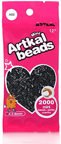 ARTKAL® Mini A Soft 2,6 mm Bügelperlen Beads / 2000 Stück / A69 Mine Shaft Steckperlen von ARTKAL