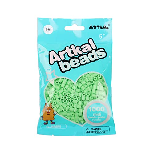 Artkal® Midi 5 mm Bügelperlen Beads / 1000 Stück/S-055 Pistachio von ARTKAL