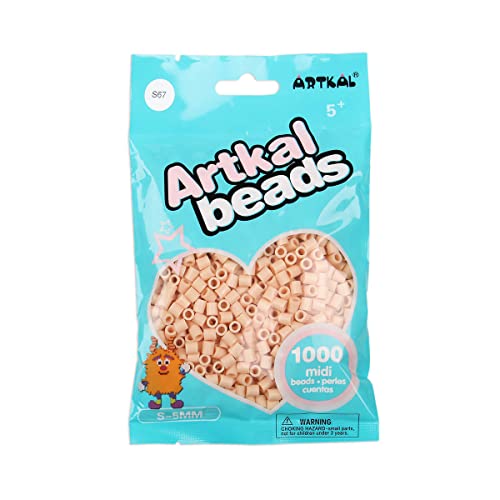 Artkal® Midi 5 mm Bügelperlen Beads / 1000 Stück/S-067 Vanilla von ARTKAL
