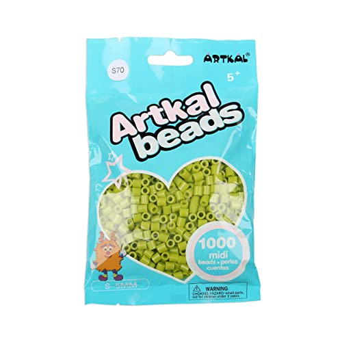Artkal® Midi 5 mm Bügelperlen Beads / 1000 Stück/S-070 Dark Algae von ARTKAL