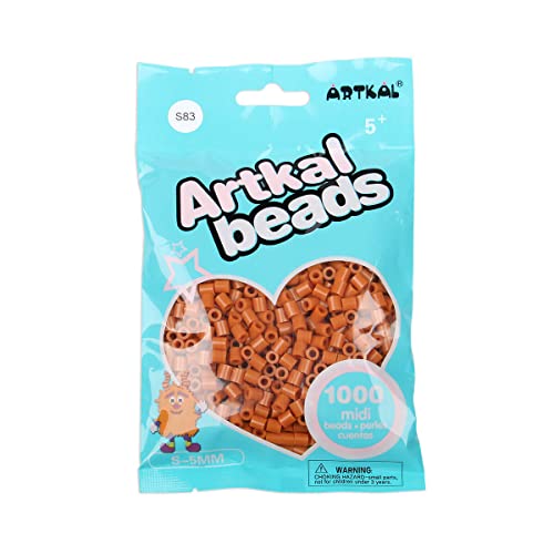 Artkal® Midi 5 mm Bügelperlen Beads / 1000 Stück/S-083 Sienna von ARTKAL