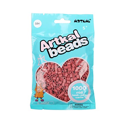 Artkal® Midi 5 mm Bügelperlen Beads / 1000 Stück/S-084 Deep Chestnut von ARTKAL