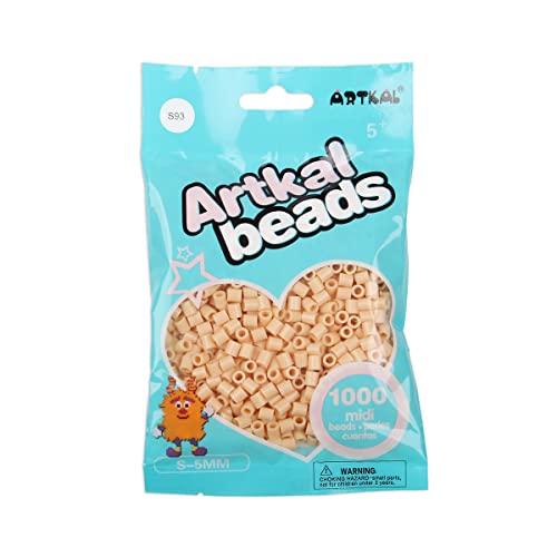 Artkal® Midi 5 mm Bügelperlen Beads / 1000 Stück/S-093 Pale Skin von ARTKAL