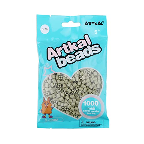 Artkal® Midi 5 mm Bügelperlen Beads / 1000 Stück/S-113 Khaki von ARTKAL