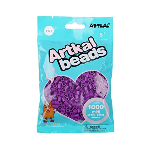 Artkal® Midi 5 mm Bügelperlen Beads / 1000 Stück/S-134 Amethyst von ARTKAL